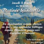 MATINEE SPIRITUELLE JEUDI 5 MARS