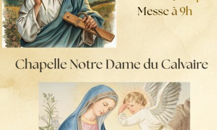 Fête de St Joseph et fête de l&rsquo;Annonciation