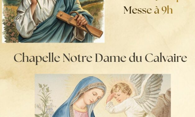 Fête de St Joseph et fête de l&rsquo;Annonciation