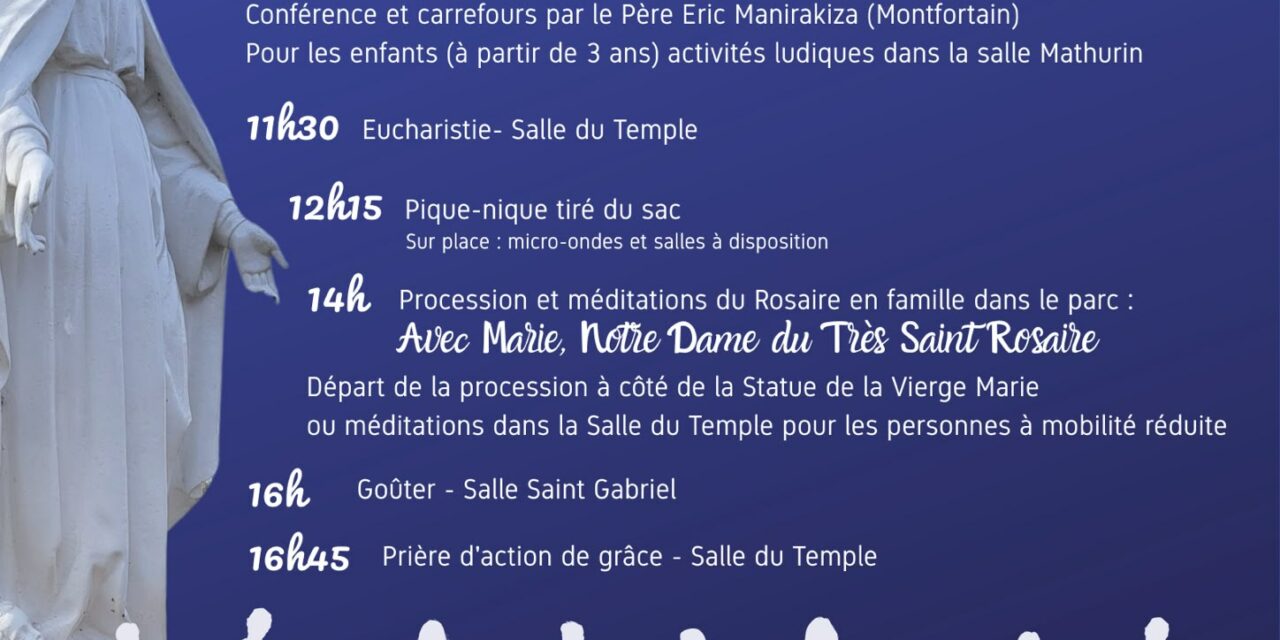 Journée du rosaire et des familles